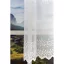 7015  3 sorban hímzett levél mintás fényáteresztő függöny - 280 cm