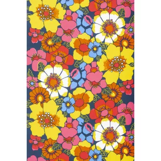 Nyugágyvászon Retro Flowers 45cm