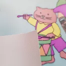 gyerekmintás gyöngyvászon Baby