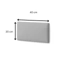 BRICK 20*40cm bársony téglalap falpanel - 2215 sötétkék