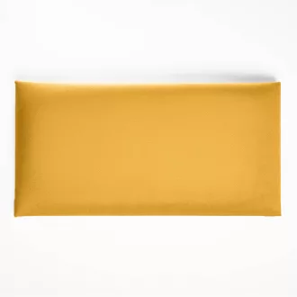 BRICK 34*68cm bársony téglalap falpanel - 2215 okker