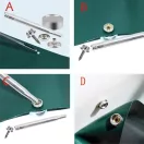 Csavaros ponyva patent szerszám (lyukasztó, tőke, beütő) 