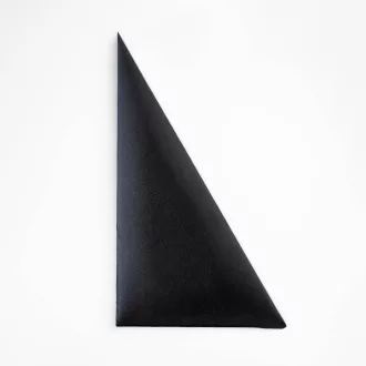 DELTA_HALF_XL bársony háromszög falpanel - 2219 fekete