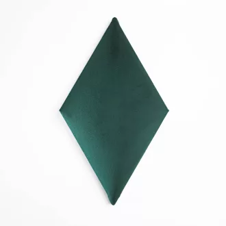 DIAMOND_XL bársony rombusz falpanel - 2292 mélyzöld