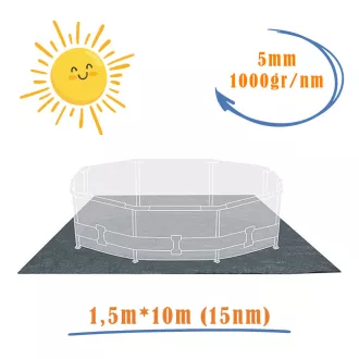 Medence alátét geotextília 1000gr/nm, 15*10m (15nm)