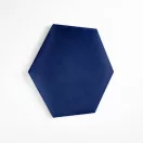Hexa_S bársony hatszög falpanel - 2216 sötétkék