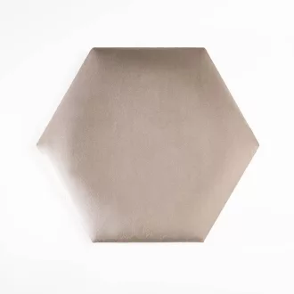 Hexa_XL bársony hatszög falpanel - 2210 homok