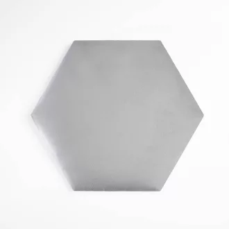 Hexa_XL bársony hatszög falpanel -2240 halványszürke