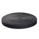 Fekete, 30mm széles műszálas heveder