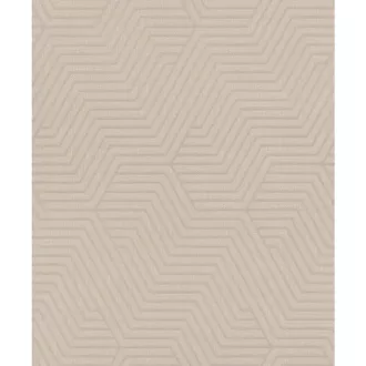 TF00312522 geometrikus mintájú drapp tapéta