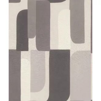 TF00330502 geometrikus mintájú szürke tapéta