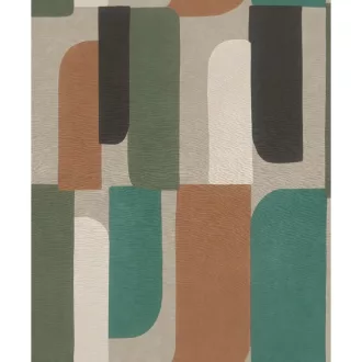 TF00330526 geometrikus mintájú zöld tapéta