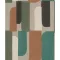 TF00330526 geometrikus mintájú zöld tapéta