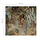 TF00366686 növénymintás barna tapétaposzter, digitális panel
