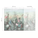 TF00366716 virágmintás zöld tapétaposzter, digitális panel