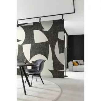 TF00366747 absztrakt mintájú fekete tapétaposzter, digitális panel