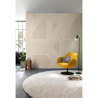 TF00366792 geometrikus mintájú bézs tapétaposzter, digitális panel