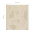 TF00366792 geometrikus mintájú bézs tapétaposzter, digitális panel