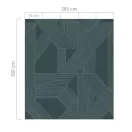 TF00366808 geometrikus mintájú sötétkék tapétaposzter, digitális panel