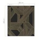 TF00366815 geometrikus mintájú fekete tapétaposzter, digitális panel