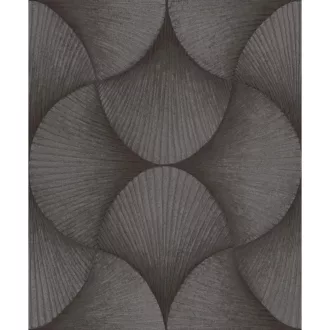 TF00608250 geometrikus mintájú sötétszürke tapéta