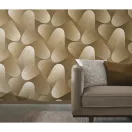 TF10423-30 geometrikus mintájú bronz tapéta
