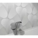 TF10423-31 geometrikus mintájú világosszürke tapéta