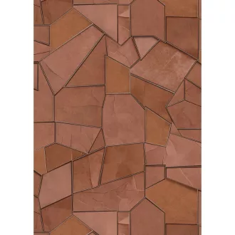 TF10445-13 geometrikus mintájú terra tapéta