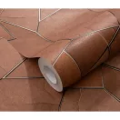 TF10445-13 geometrikus mintájú terra tapéta