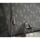 TF10479-47 geometrikus mintájú szürke tapéta
