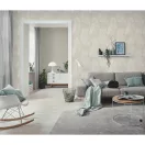 TF10516-37 madártoll-mintájú homokszínű tapéta