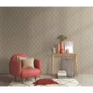 TF10524-11 geometrikus mintájú világosbarna tapéta
