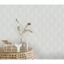 TF10524-31 geometrikus mintájú világosszürke tapéta
