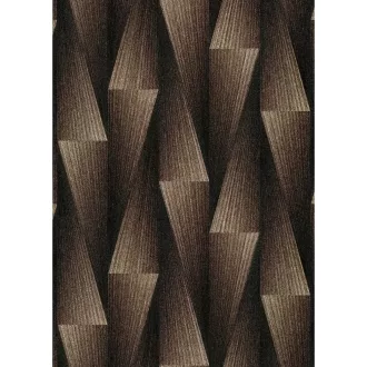 TF10526-11 famintájú geometrikus sötétbarna tapéta