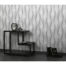 TF10526-31 famintájú geometrikus ezüst tapéta