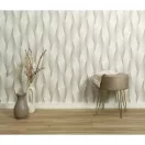 TF10526-38 famintájú geometrikus homokszínű tapéta