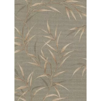 TF10528-11 levélmintás taupe tapéta
