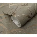 TF10528-11 levélmintás taupe tapéta