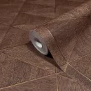 TF30033361 famintájú geometrikus sötétbarna tapéta