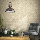 TF30034169 téglamintás homokszínű tapéta