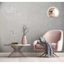 TF30035121 geometrikus mintájú törtfehér tapéta