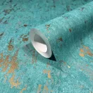 TF30035164 betonhatású türkiz tapéta