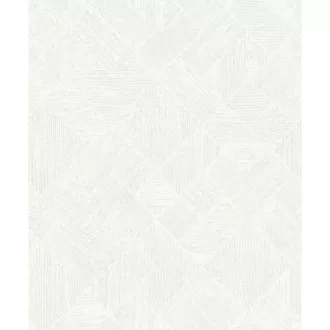 TF30035508 geometrikus mintájú törtfehér tapéta
