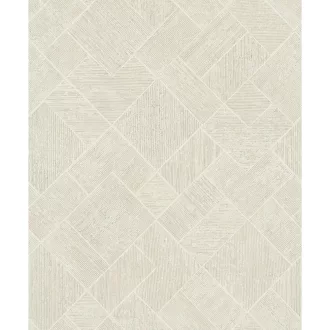 TF30035509 geometrikus mintájú homokszínű tapéta