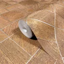 TF30035513 geometrikus mintájú bronz tapéta