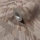TF30035789 geometrikus mintájú barna tapéta