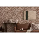 TF30035789 geometrikus mintájú barna tapéta
