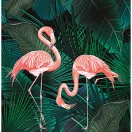 TF30046703 flamingós zöld tapétaposzter, digitális panel