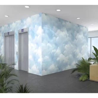 TF30046737 felhőmintás világoskék tapétaposzter, digitális panel