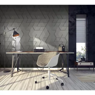 TF30046783 geometrikus mintájú szürke tapétaposzter, digitális panel